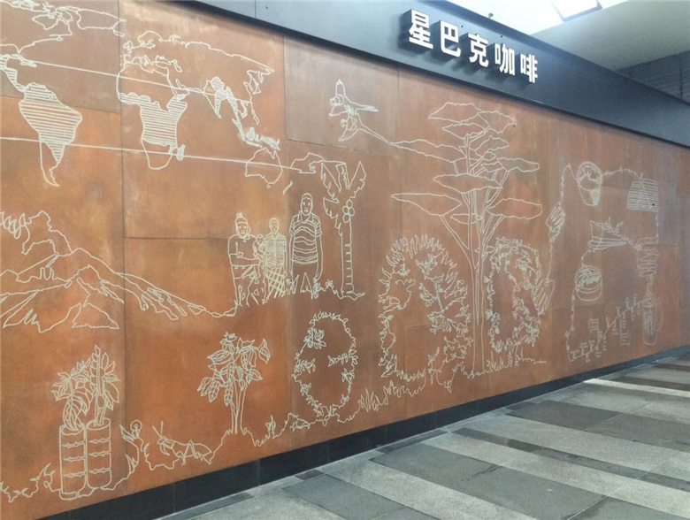 东河镇耐候钢幕墙