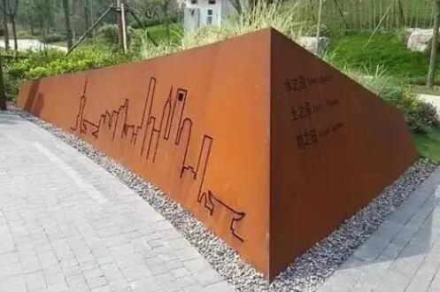 东河镇耐候钢挡土墙